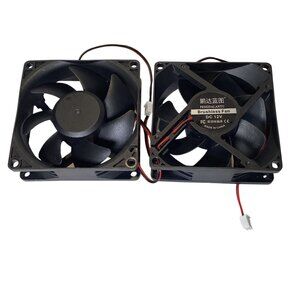 2 pcs Dual Bearing Brushless Fans DC 12V #802512 Pengdalantu